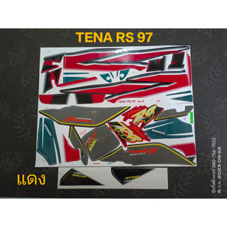 สติ๊กเกอร์ TENA-RS เก่า สีแดง ปี 1997