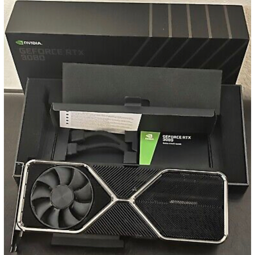 NVIDIA GeForce RTX 3080 Founders Edition 10GB GDDR6X  GPU 8K (4320p