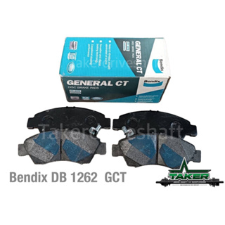 ผ้าเบรคหน้า ผ้าเบรคแท้ Bendix DB1262GCT สำหรับ Honda Civic 92-00, Jazz/City 02-07, Brio ปี11ขึ้นไป