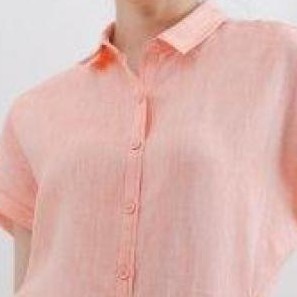 C&amp;D เสื้อมีปก แขนสั้น LINEN SHIRT (CZT5OR)