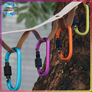 คาราบิเนอร์ ตะขอ carabiner ตะขอแขวน ปีนเขา เกี่ยวของ ไว้สำหรับแขวนของต่างๆ เกี่ยวของ อลูมิเนียมอัลลอยด์