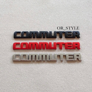 โลโก้ COMMUTER ขนาด 18.5x2cm