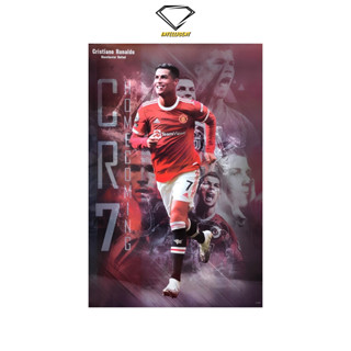 💎Intelligent | โปสเตอร์ Cristiano Ronaldo | ขนาด 23.5x34.5 นิ้ว | x 1 แผ่น cr7 โรนัลโด้ โปสเตอร์ทีมฟุตบอล