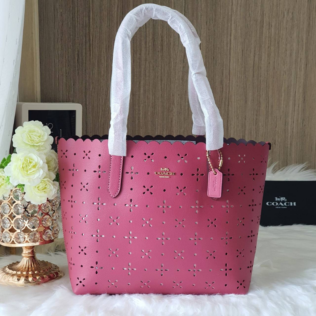 MeBrandOutlet Coach MINI CITY TOTE (COACH CA199)🌸งานแท้💯% งานหิ้วจาก Shop & Outlet USA🇺🇸🇺🇸🌸