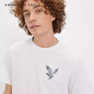 American Eagle Super Soft Logo Graphic T-Shirt เสื้อยืด ผู้ชาย กราฟฟิค  (NMTS 017-2721-101)