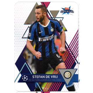 1 x Stefan De Vrij #72 Topps CRYSTAL 2019/20 cards