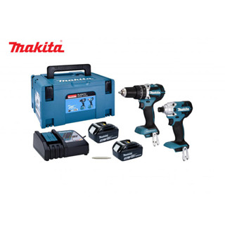 ชุดเครื่องมือไร้สาย COMBO KIT 18V. MAKITA® รุ่น DLX2417J (DHP484Z+DTD156Z)