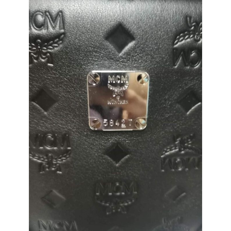 MCM Berlin Monogram Leather Crossbody Bag