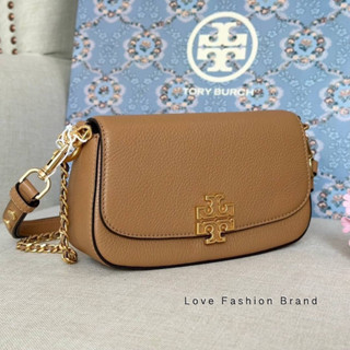 👑ผ่อน0%~แท้100%👑 กระเป๋าสะพาย Tory Burch Britten Convertible Crossbody Tiramisu Style No. 138772