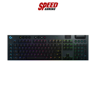 LOGITECH GAMING KEYBOARD G913 LIGHTSPEED WIRELESS RGB MECHANICAL CLICKY / By Speed Gaming