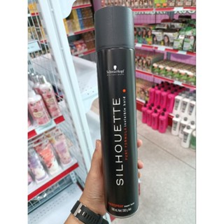 Schwarzkopf Silhouette super hold hairspray. ซีลูเอทท์ ซุปเปอร์โฮลด์ แฮร์สเปรย์ 500 มล.