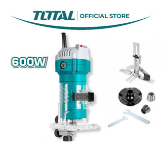 เครื่องทริมเมอร์ Total  600 วัตต์  รุ่น TLT6001 ( Trimmer ) ทริมเมอร์ โททาล (หัวจับดอก 6 มม. และ 1/4 นิ้ว)