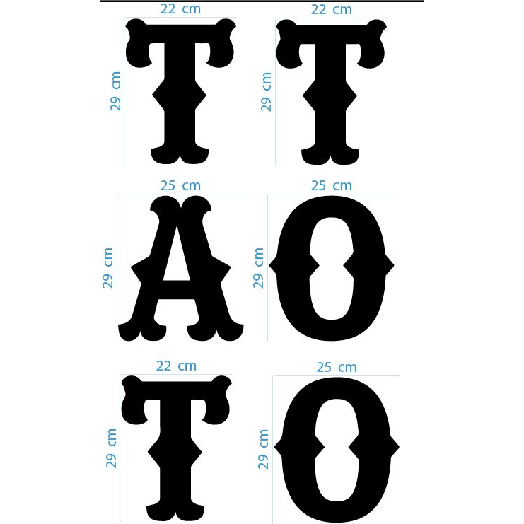 สติกเกอร์ ตัด ไดคัท คำว่า TATTOO (แบบลาย 02 ) อักษรสูง 29 ซม. ติด กระจก หน้าร้าน สัก ร้านสัก ติดหน้าร้าน รับสัก Tattoo