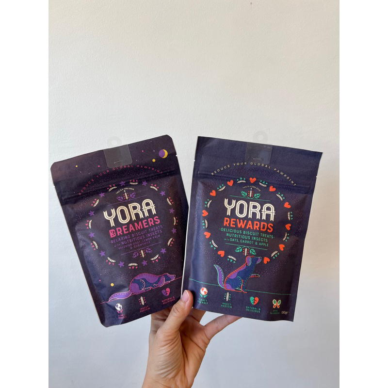 ขนมสุนัข Yora โปรตีนจากแมลง นำเข้าจากประเทศอังกฤษ ปริมาณ 100กรัม
