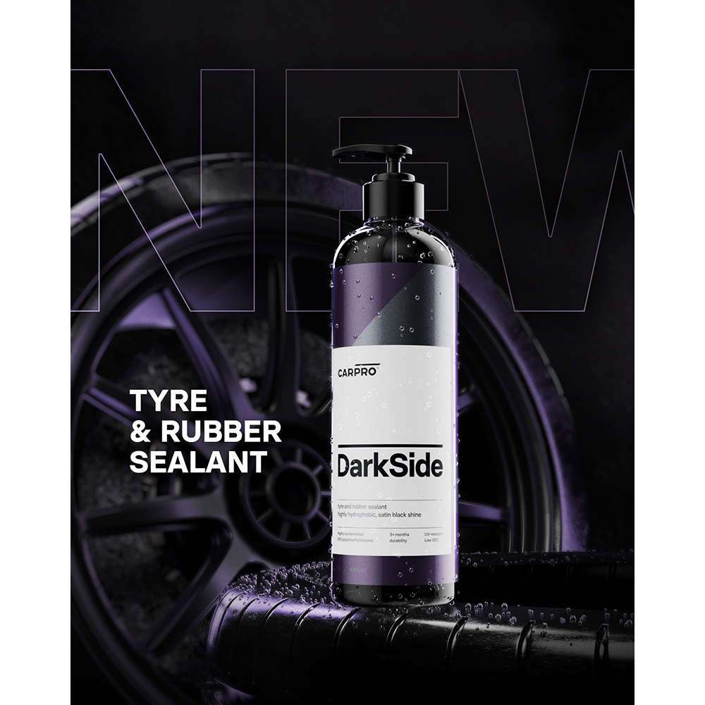 CAPRO New!! Darkside ผลิตภัณท์ซีลแลนท์สำหรับเคลือบผิวยางและพลาสติกสีดำ ขนาด 1L **พร้อมส่งทันที ของแท้ 100%**