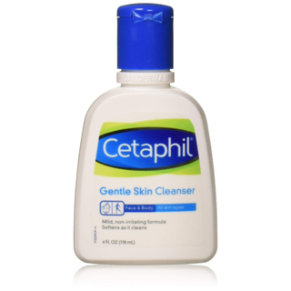 Cetaphil Gentle Skin Cleanser (Face &amp; Body) For all skin type 4 oz (118 ml) เซตาฟิล เจนเทิล สกิน คลีนเซอร์ จากอเมริกาค่ะ