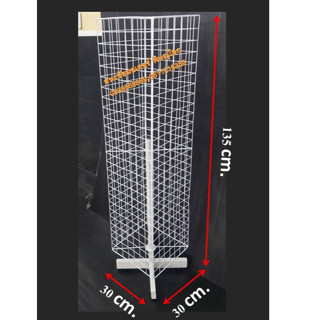 ชั้นโชว์ต่างหู แบบหมุนตั้งพื้น ขนาด 30x135cm. ชั้นแขวนโชว์สินค้าแบบหมุนตั้งพื้น คอนโดตั้งพื้น ที่โชว์สินค้าแบบหมุน