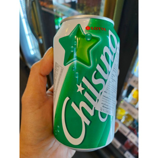 Chilsung Ciderล็อตเต้เครื่องดื่มกลิ่นเลมอนชนิดอัดก๊าช355ml./250ml.