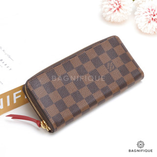 LOUIS VUITTON CLEMENCE WALLET LONG EBENE DAMIER CANVAS SHW