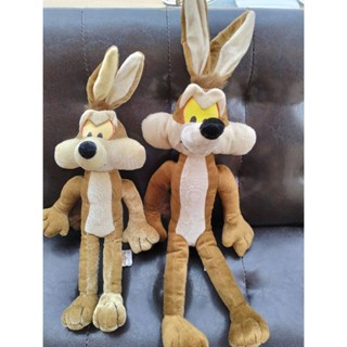 ตุ๊กตาหมาป่า Wile E Coyote Looney Tunes ลิขสิทธิ์แท้ มือสอง