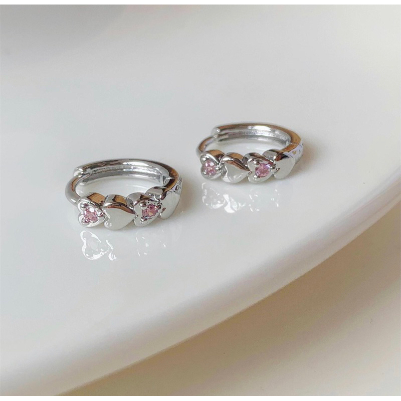 💘✨ the lovers crystal hoop earring s925 ✨💖
