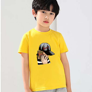 K-2337-SHORT  3สี  เสื้อยืดแขนสั้นเด็กลายการ์ตูนน่ารัก ผ้านุ่มใส่สบาย ลายเยอะ สีครบ ไซส์ครบ **ปลีก-ส่ง**