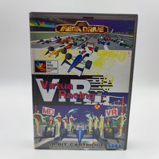 VIRTUAL RACING ของแท้ SEGA Mega Drive [MD] เล่นได้ มีกล่องใสสวม เพื่อเก็บสะสมให้