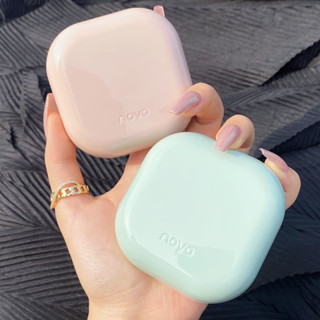 5421 NOVO คุมมัน ปกปิด คุชชั่นหน้าเงา Cushion รองพื้น ผิวขาวกระจ่างใส ตลับเหลี่ยม 15g