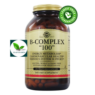 Solgar B-Complex "100" / 250 Vegetable Capsules