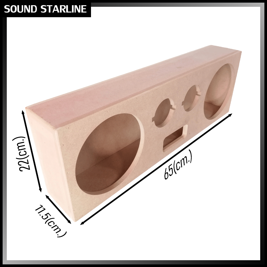 ซาวด์สตาร์ LGP8242NO ตู้ลำโพงมิดโลทรงประยุกต์มีช่องลมสำหรับกลาง 8 นิ้ว 2 ดอกและแหลม 4 นิ้ว 2 ดอก