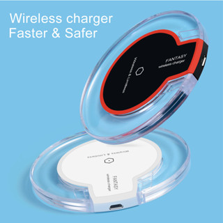 แท่นชาร์จโทรศัพท์มือถือไร้สาย ที่ชาร์จแบบไร้สาย แท่นชาร์จไร้สาย QI Standard Wireless Charger Quick Charge