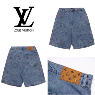 กางเกงยีนส์ขาสั้น Louis Vuitton Denim Short Pants