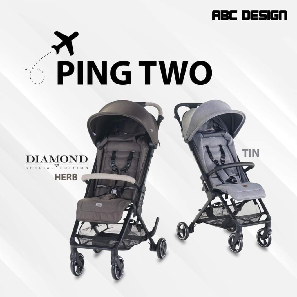 รถเข็นเด็ก ABC DESIGN | รถเข็นเด็ก เอบีซีดีไซน์ | รุ่น PING TWO ปิงทู | PING 2 ปิง 2 | รถเข็นพับเล็ก