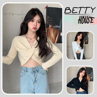 Betty House🎀 เสื้อกันหนาวถัก🍍เสื้อไหมพรมคอวี ไหล่เดียว ยืดหยุ่นได้ดี ทรงสวย ใส่สบายมากค่า โทนสีดีงามน่ารักเซ็กซี่เบาๆ🌟พร้อมส่ง 💥พร้อมส่งจากกทม มาถึงใน 3-5 วัน