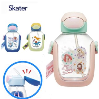 NEW!! Skater -  กระติกน้ำรุ่นใหม่ น่ารักมาก สายสวยมาก - One Push Straw Water Bottle ขนาด 530ml.