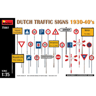 MINIART 35661 DUTCH TRAFFIC SIGNS 1930-40’s [1/35]