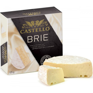 คาสเทลโลบรีชีส ชีสฝรั่งเศส - CASTELLO BRIE CHEESE 125g.