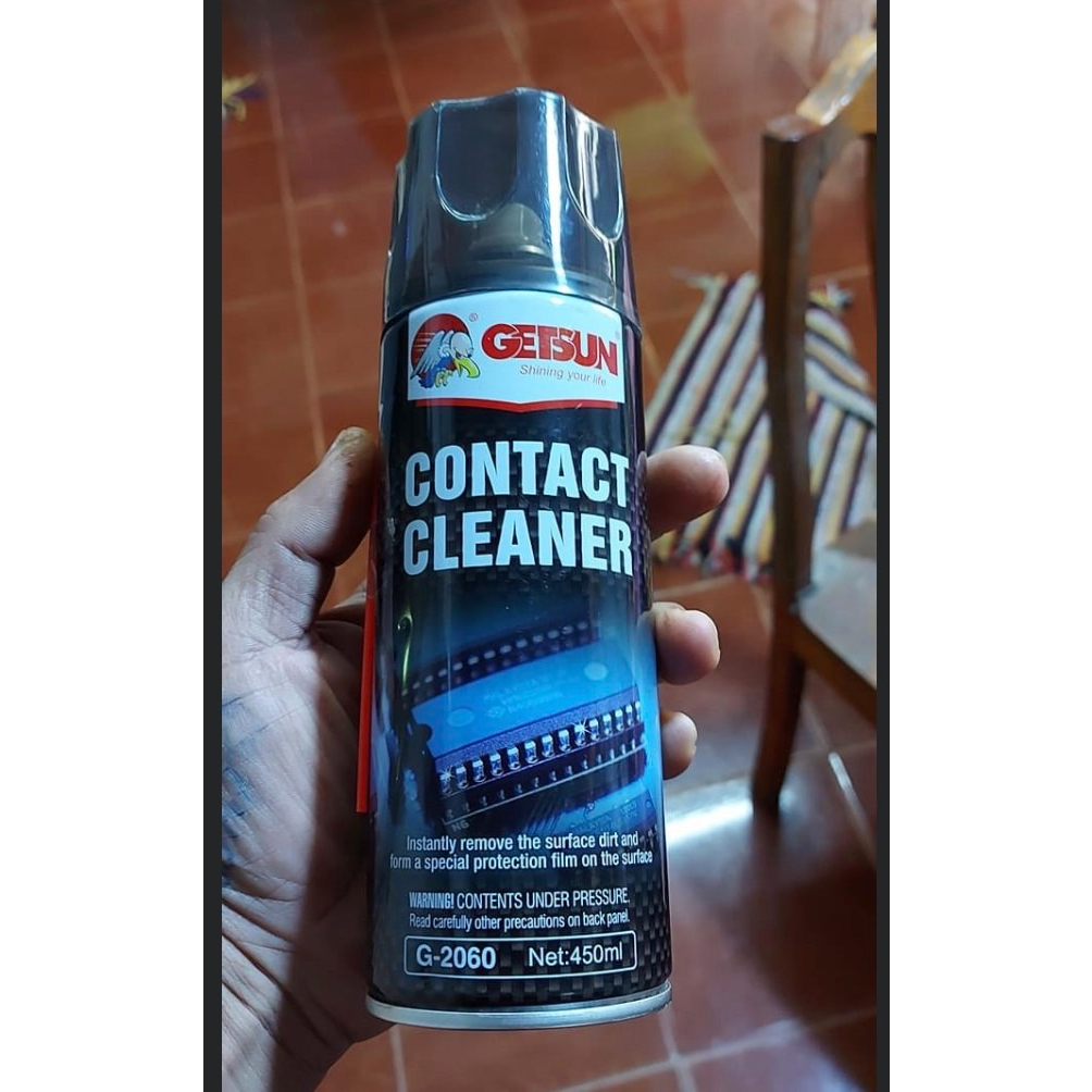 Getsun Electronic Contact Cleaner ล้างแอร์โฟรถ สเปรย์น้ำยาล้าง*G-2060*แผงวงจร ล้างหน้าสัมผัส แอร์โฟร