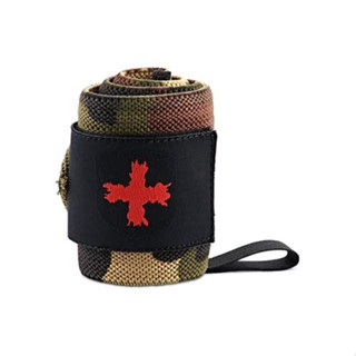 สายรัดข้อมือยกน้ำหนัก  Harbinger Red Line Thumb Loop Wrist Wraps - Camo