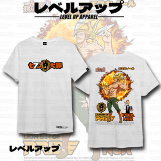 เทรนด์ใหม่แฟชั่นสีสันหลวม Seven Deadly Sins พิมพ์เสื้อคอกลมผู้ชาย