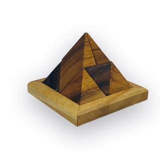 เกมไม้ปิรามิด7ชิ้น Pyramid 7 pcs. ของเล่นไม้ ของสะสม ของเล่นไม้ฝึกสมอง เสริมพัฒนาการ ปริศนาไม้สำหรับเด็กและผู้ใหญ่