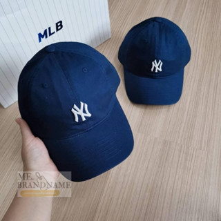 ของแท้ MLB Rookie Slider Cap หมวกสีกรมเข้ม Logo NY 💙💙