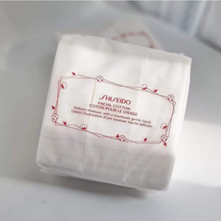 9.15 ลดอีก 35฿ โค้ดshopee[3GFQ5T]  SHISEIDO  COTTON PAD ขนาด 165 แผ่น