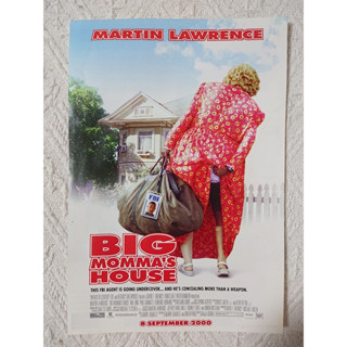 Handbill ใบปิดหนังเก่า - Big Mommas House (2000) เอฟบีไอพี่เลี้ยงต่อมหลุด