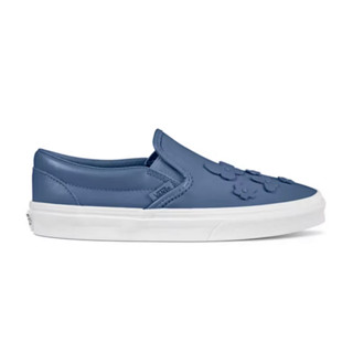 [ของแท้ ส่งฟรี จากไทย] VANS CLASSIC SLIP-ON - (MEADOW APPLIQUE) MOONLIGHT BLUE/WHITE