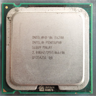 Intel Pentium E6300 2.8GHz 2Cores 2Threads Socket 775