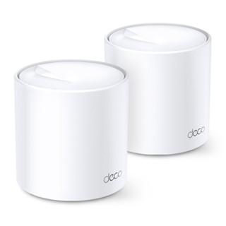 Tp-Link Deco X20 (2-Pack)V.4 AX1800 Whole Home Mesh Wi-Fi 6 System. ความเร็วสูงสุด 1,800 Mbps-1,201 Mbps บน 5 GHz และ 57