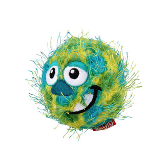 GiGwi Plush Friendz Crazy Ball for Dogs with Squeaker Green