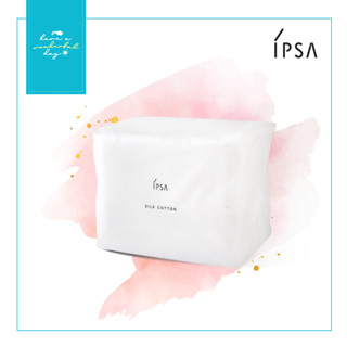 IPSA Silk Cotton 120 Sheets แผ่นสำลีจากธรรมชาติ 100% เนื้อหนานุ่ม มอบสัมผัสนุ่มละเอียดดุจใยไหม ไม่บาดหรือทำร้ายผิวหน้า