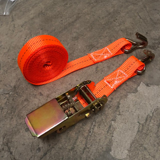 เข็มขัดรัดของ พร้อมตะขอ ผ้ากว้าง 2.5cm  เข็มขัดมัดขนส่งสินค้า สายรัดของ สายรัดของมอเตอร์ไซด์